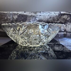 Anchor Hocking Prescut “Star of David” Large Salad Bowl
